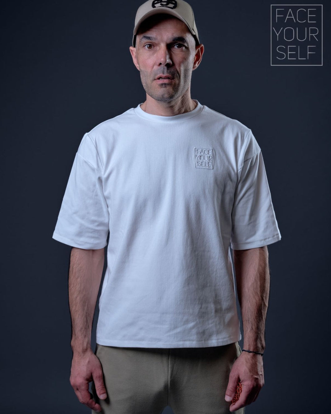 Tee shirt unisexe BELIEVE blanc