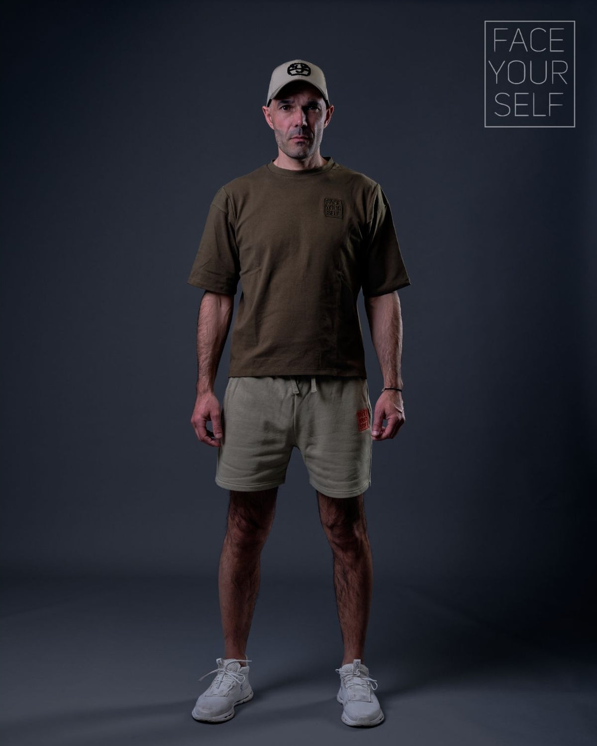 Short homme relax HIGH kaki