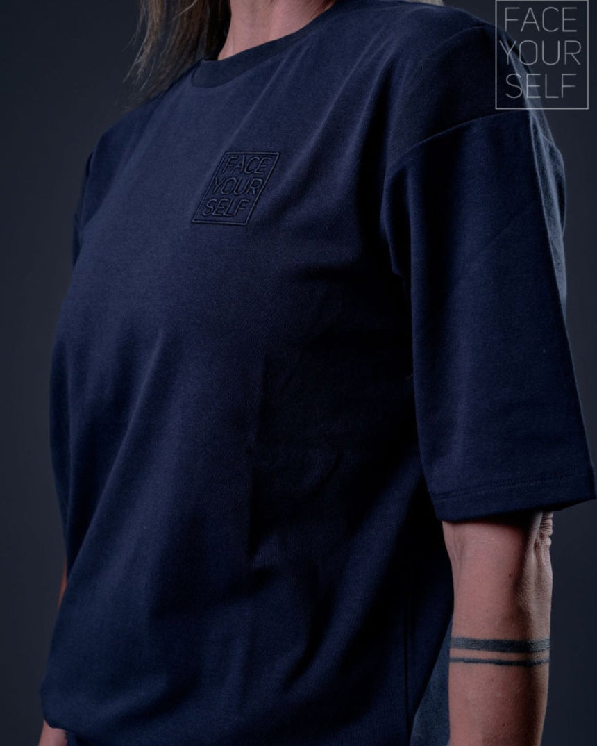 Tee shirt unisexe BELIEVE navy