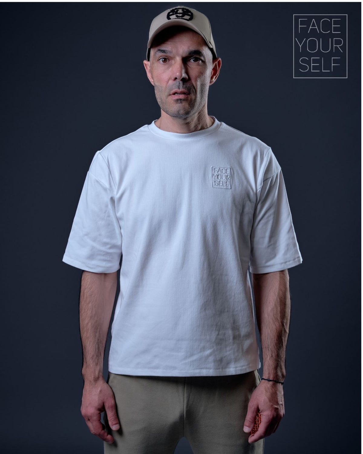 Tee shirt unisexe BELIEVE blanc