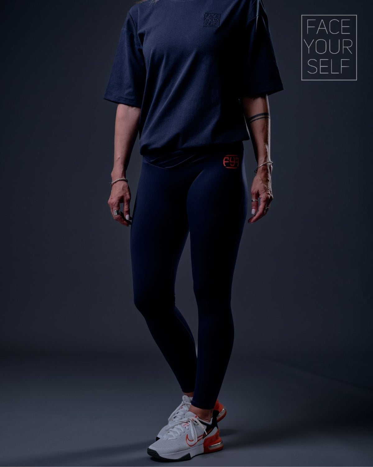 Tee shirt unisexe BELIEVE navy