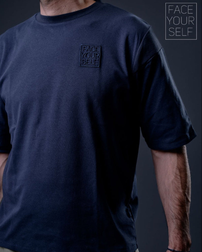 Tee shirt unisexe BELIEVE navy