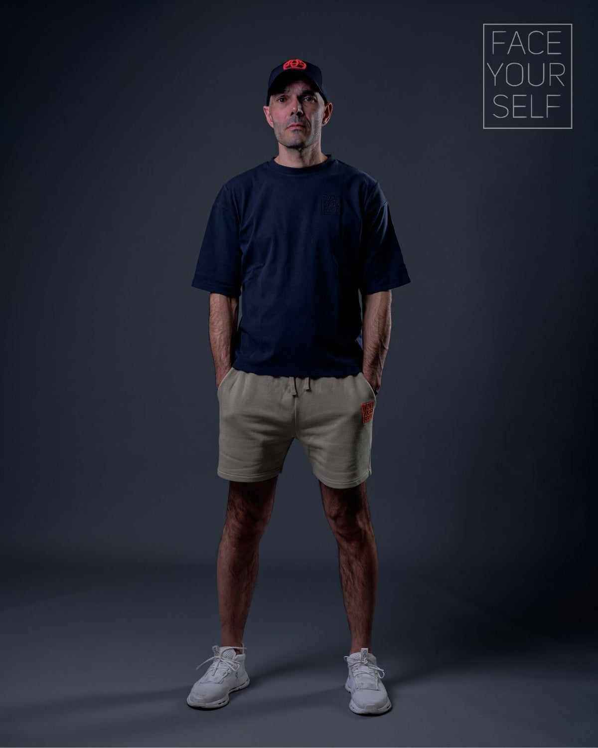 Tee shirt unisexe BELIEVE navy