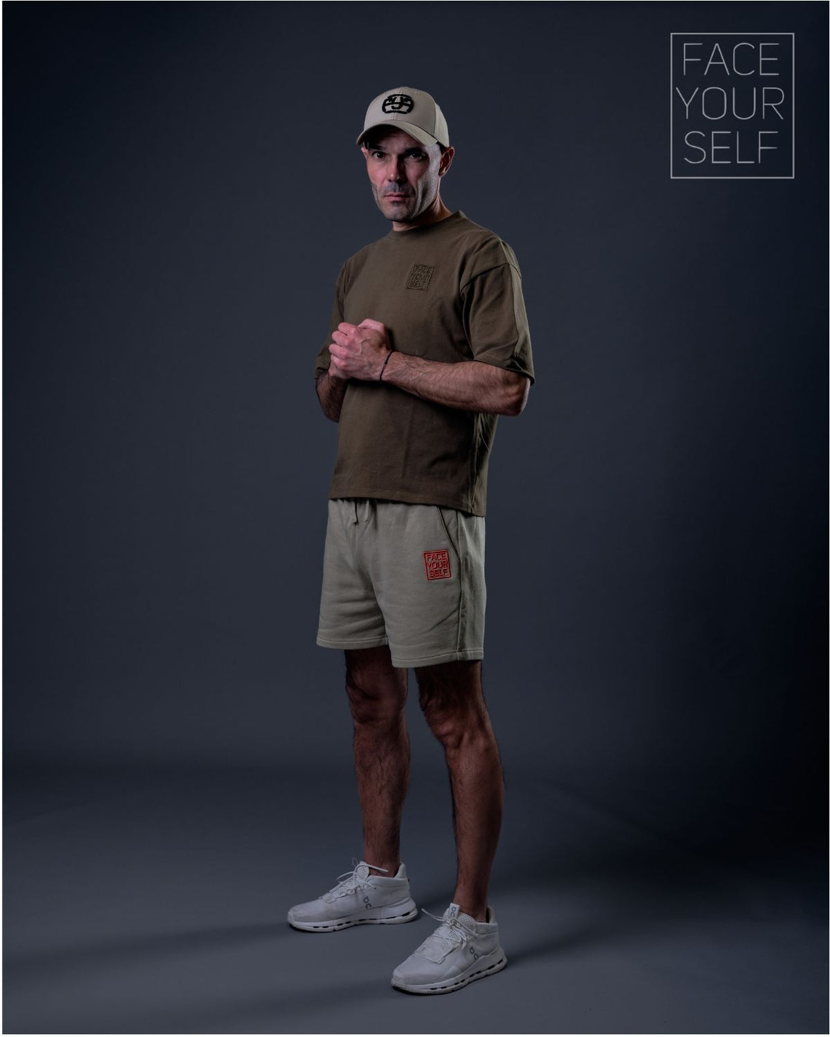 Short homme relax HIGH kaki