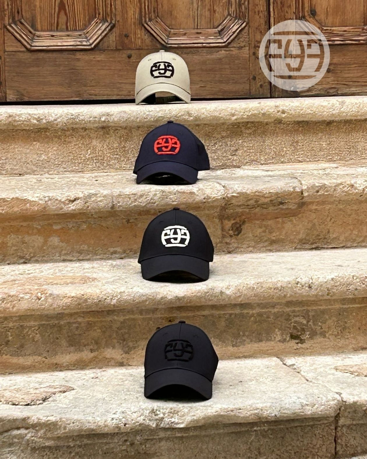 Casquette POWER unisexe Black logo Ecru