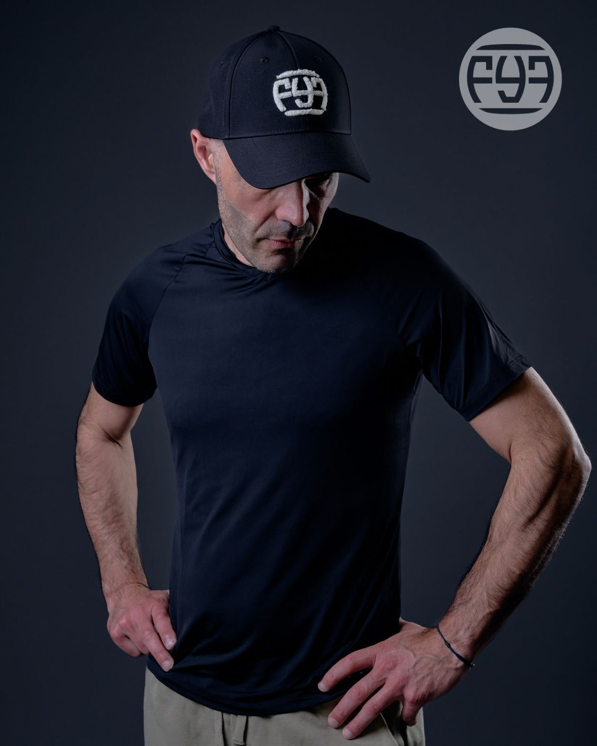 Casquette POWER unisexe Black logo Ecru