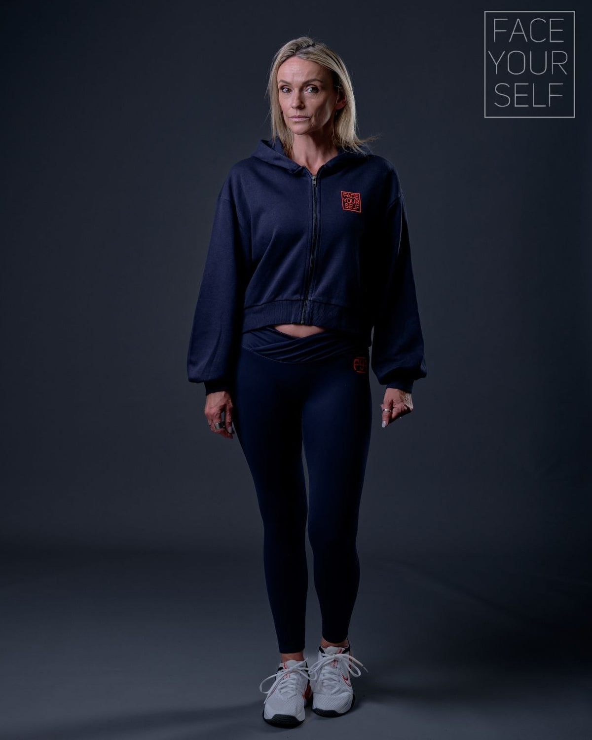 Veste zippée femme PROUD Navy