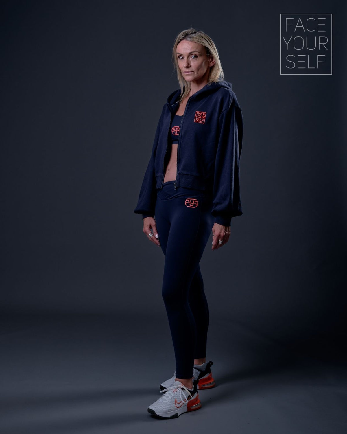 Veste zippée femme PROUD Navy