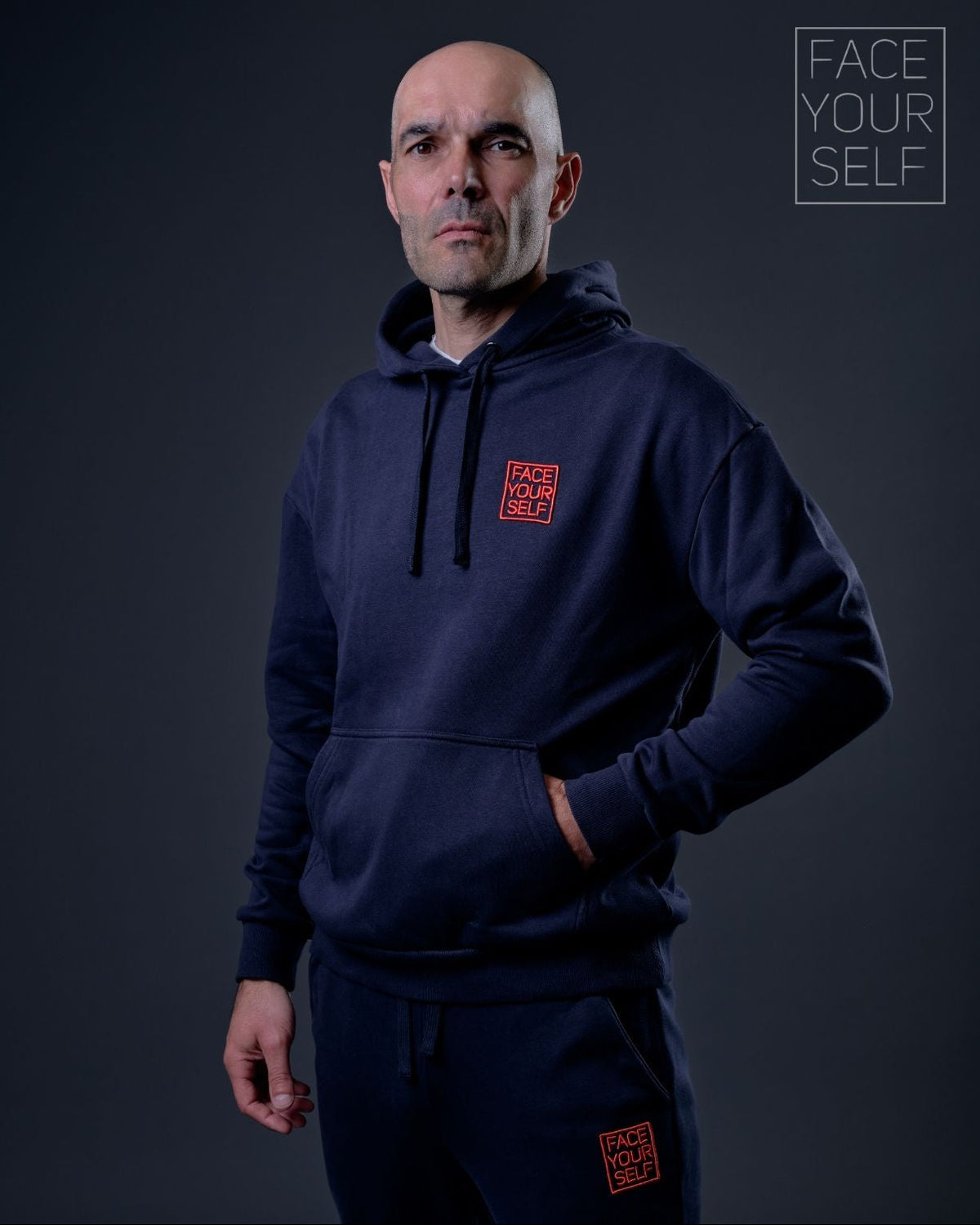 Hoodie unisexe TRUST Navy