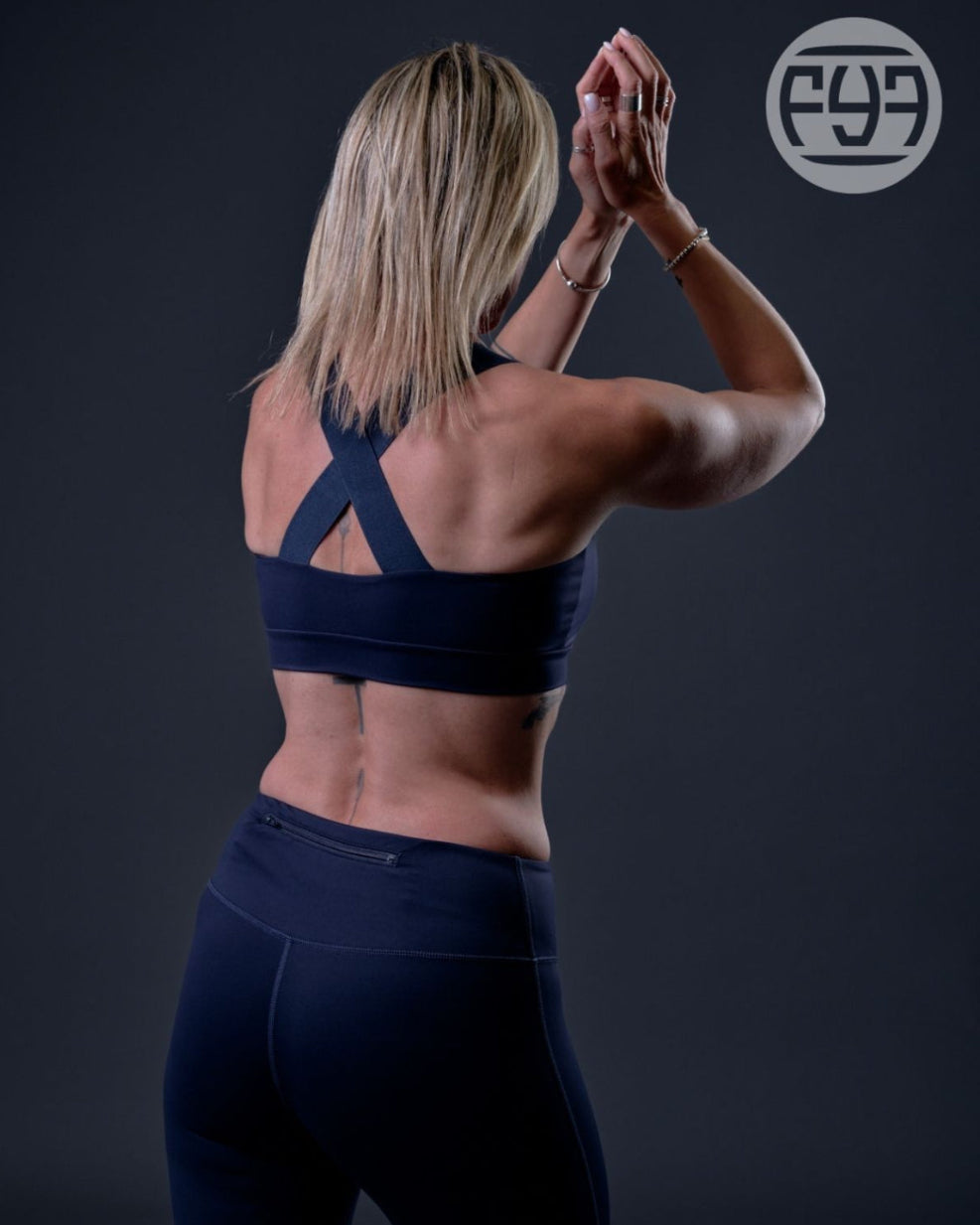 Brassière sport femme SKILL Navy